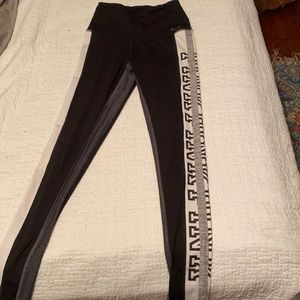 PINK | black leggings